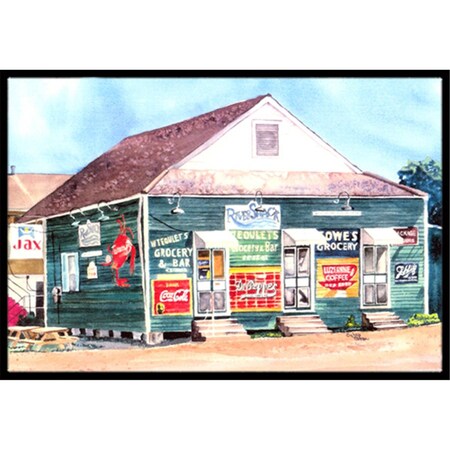 Carolines Treasures Rivershack Indoor and Outdoor Mat- 18 x 27 in. 8704MAT